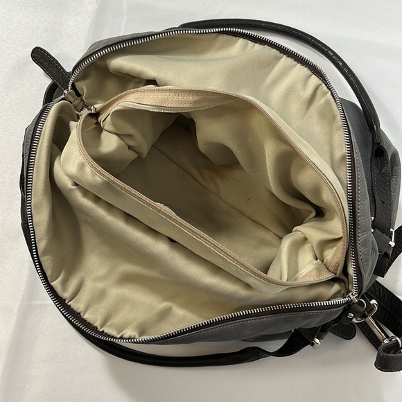 Vera Pelle Italian Leather Shouchy Hobo Satchel Bag Prodotto Artigianale - Picture 8 of 14